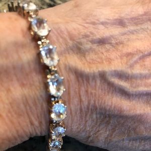 Cz tennis bracelet .925 size 7 1/2